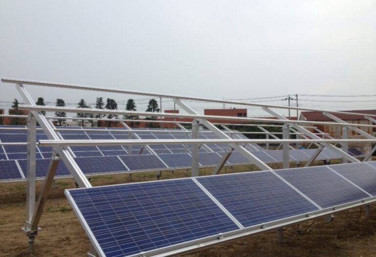 KJC_埼玉県深谷市_太陽光　基礎　杭　架台　411Kw3